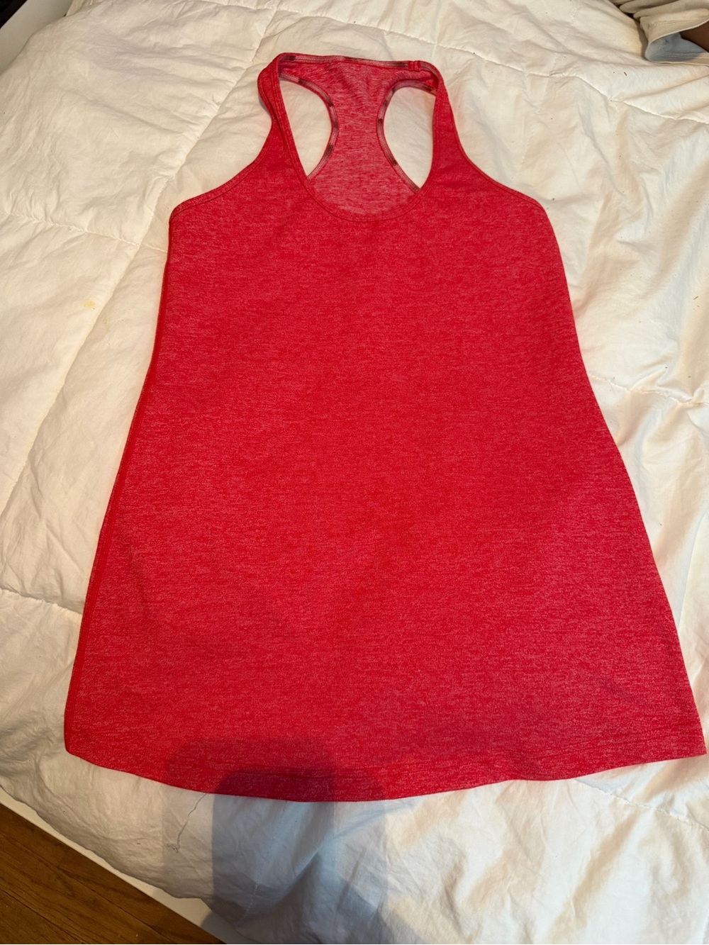 lululemon athletica Red Racerback Crop Tank